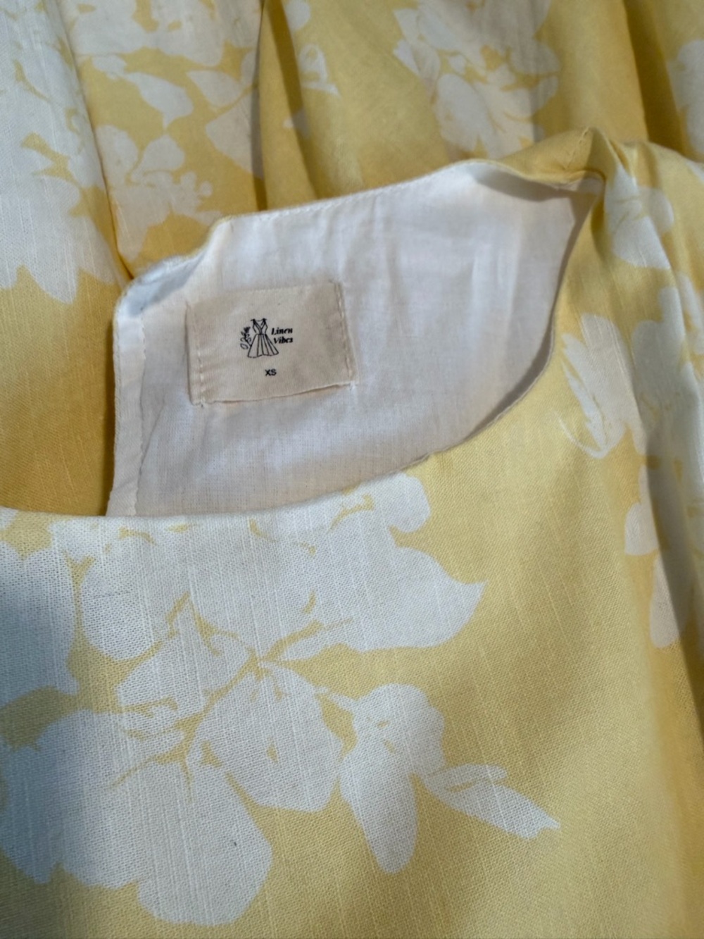 Sunny Yellow Floral Midi Dress #140 - Picture 9 of 11